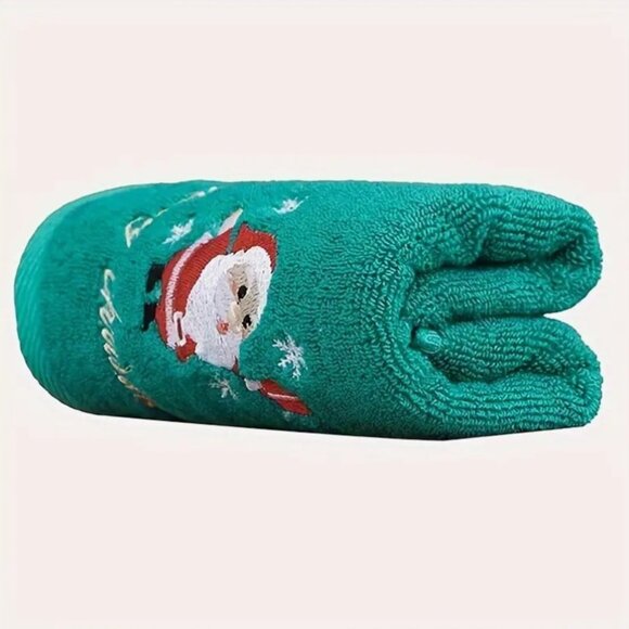3pc Christmas Microfiber Towels, Holiday Gift Towels, Family, Baby, Adult Towels - Picture 2 of 7